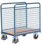 Cordes Platform kocsi két hálófallal, 400 kg-ig, 104, 5 x 106 x 60 cm, kék