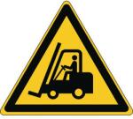 Brady Háromszög alakú figyelmeztető tábla - Targoncák és egyéb ipari járművek - fix, 20 x 17, 3 cm