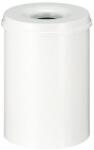 VEPA BINS TŰZÁLLÓ FÉM SZEMETES, 30 L, FEHÉR