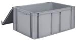 Schoeller Allibert Műanyag euroláda tetővel, 54 l