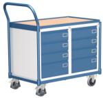 Cordes Műhelykocsi 8 fiókkal, 101 x 112, 5 x 62, 5 cm, kék