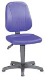 Bimossa Munkaszék Bimos Unitec 9650 siklóval, lábtartó nélkül, szövet, kék