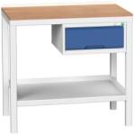 bott Műhelyasztal Bott Verso Weld, 93 x 100 x 60 cm, 1 szekrény, multiplex, szürke-kék - manutan - 395 072 Ft