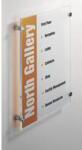 Durable Crystal Sign tájékoztató ajtótábla 420 x 297 mm