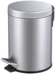 EKO Luxe Classic pedálos szemetes, 5 l, matt rozsdamentes acél