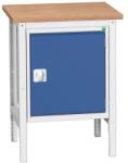 bott Műhelyasztal Bott Verso, 78-93 x 70 x 60 cm, 1 szekrény, multiplex, szürke-kék
