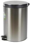 ALDA Basic fém szemetes kosár, 20 l térfogat, matt rozsdamentes acél