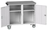 bott Karbantartó fiókos kocsi Bott Verso, 98 x 105 x 60 cm, 2 szekrény, linóleum, szürke-szürke