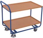 Variofit Polcos kocsi fogantyúval, 200 kg-ig, 2 polc, 97 x 109 x 60 cm, kék