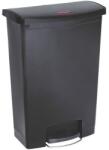 Rubbermaid Slim Jim Step On Front Step szemeteskuka, műanyag, 90 l, fekete