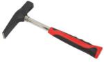 TopTrade kőműveskalapács, fém nyéllel, szögkihúzó nélkül, 700 g