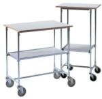 Ergobjorn felszolgáló polcos kocsi, 50 kg-ig, 2 polc