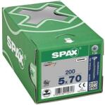 Spax T-Star Plus süllyesztett fejű önmetsző csavar, 200 db, 5 x 70 mm