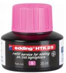 edding HTK 25 tartalék festék szövegkiemelőhöz, neonrózsaszín