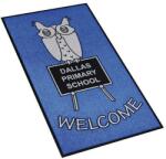 Notrax BrilliantStep beltéri tisztítószőnyeg céges logóval, 115 x 180 cm