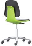 Bimossa Munkaszék Bimos Labsit 9123, háttámla Flex 3D funkcióval, szövet, alumínium kereszt, zöld/antracit