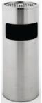 V-Part Kerek szemetes hamutartóval, 12, 5 l, matt rozsdamentes acél