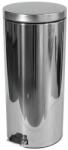 Merida Clean fém szemetes kosár, 30 l térfogat, fényes rozsdamentes acél