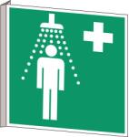 Brady Sürgősségi evakuációs panel PVC, mérete 20x20, szögletes