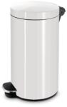 ALDA Basic fém szemetes kosár, térfogata 30 l, fehér