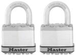 Master Lock Excell 50mm-es titán lakat készlet, 2 db