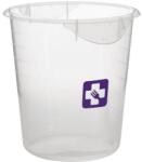 Rubbermaid Kör alakú tárolódoboz, 7, 6 l, allergénekhez, átlátszó, lila