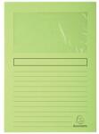 Exacompta Iratmappák Super ablakos 160 g/m2, 100 db-os kiszerelés, 22x31 cm, világoszöld