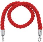 Vepabins Kordonkötél kenderből, átmérő: 3 cm, piros/krómozott, 1, 5 m