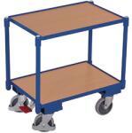 Cordes Euro szállítókocsi rendszer, 2 polc, 10 mm-es élvastagság, 67, 5 x 41, 5 x 66, 5 cm, kék