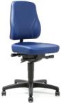 Bimossa Munkaszék Bimos All In One 9633 kerekekkel, lábtartó nélkül, szövet ülés, alacsony háttámla, kék