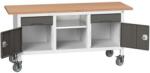 bott Mobil műhelyasztal Bott Verso Storage, 175 x 60 x 83 cm, multiplex, 2 fiók, 1 polc, 2 szekrény, szürke-antracit