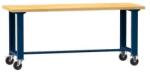 POLAK Mobil műhelyasztal MPS1-720M, 2000 x 700 x 880 mm, MULTIPLEX, sötétkék