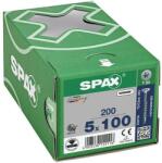 Spax T-Star Plus süllyesztett fejű önmetsző csavar, 200 db, 5 x 100 mm