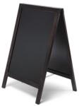 Showdown Displays A alakú krétás reklámtábla, fekete