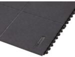 Notrax Cushion Ease Solid ESD antisztatikus gumicsempe, fekete, 91 x 91 x 1, 9 cm