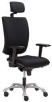 ALBA CR Lira III irodai szék fejtámlával, fekete