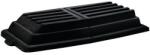 Rubbermaid Tilt Truck fedél, 0, 8 m3, fekete