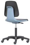 Bimossa Munkaszék Bimos Labsit 9123, háttámla Flex 3D funkcióval, szövet, műanyag kereszt, kék/antracit