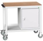 bott Verso Weld mobil műhelyasztal, 93 x 100 x 60 cm, 1 szekrény, multiplex, szürke-szürke