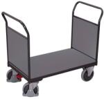 Cordes Platform kocsi két fogantyúval, teljes párnázással, 500 kg-ig, 101, 5 x 139 x 80 cm, szürke