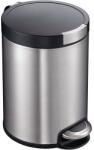 EKO Artistic pedálos szemetes, 5 l, rozsdamentes acél, matt