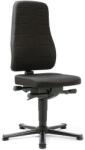 Bimossa Munkaszék Bimos All In One 9643 siklóval, lábtartó nélkül, szövet ülés, magas háttámla, fekete