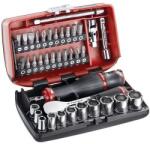 FACOM Nano racsnis és hatszögletű foglalatfej készlet 1/4" R. 181NANO Facom