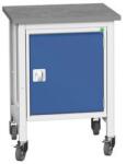 bott Mobil műhelyasztal Bott Verso Storage, 93 x 70 x 60 cm, 1 szekrény, linóleum, szürke-kék