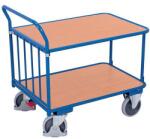 Variofit PV03 polcos kocsi, 2 polc, 400 kg-ig, 110, 5 x 70, 5 x 103 cm, kék