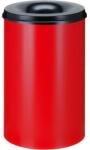 V-Part Tűzálló papírszemetes, 110 l, piros/fekete