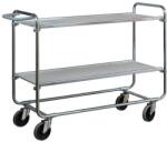 Ergobjorn irodai polcos kocsi fogantyúval, 150 kg-ig, 2 polc, 115 x 46 x 89 cm