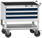 POLAK Műhelykocsi ZKM39-1, 45x36D, 884 x 753 x 855 mm, szürke-sötétkék