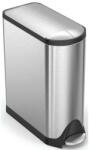 VEPA BINS Butterfly szemetes, 45 l, Simpele Human, szín: ezüst