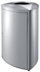 VEPA BINS Háromszög alakú szemetes, 70 l, matt rozsdamentes acél
